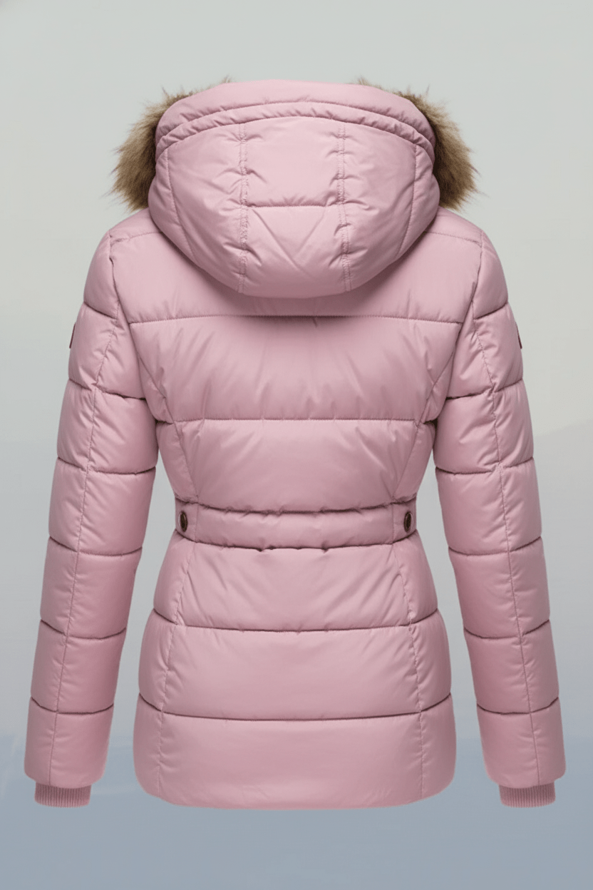 Colleen – Women’s Down Puffer Jacket with Faux Fur Hood