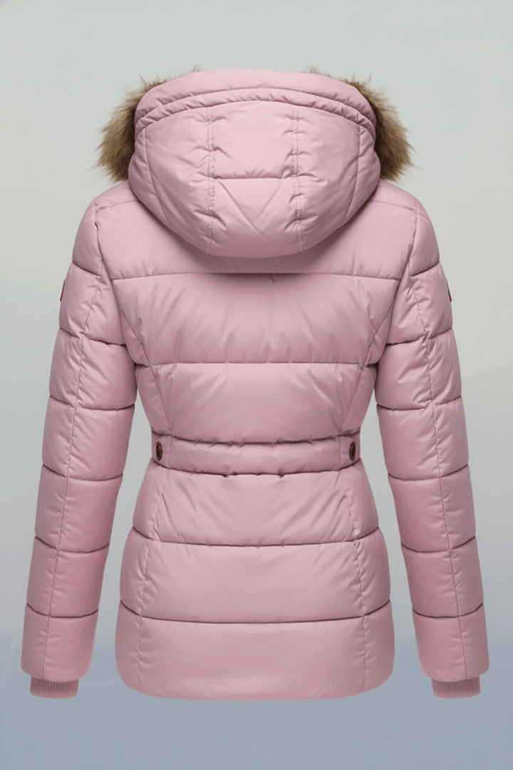 Colleen – Women’s Down Puffer Jacket with Faux Fur Hood