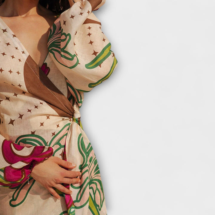 Tracey - Tie-Waist Maxi Dress