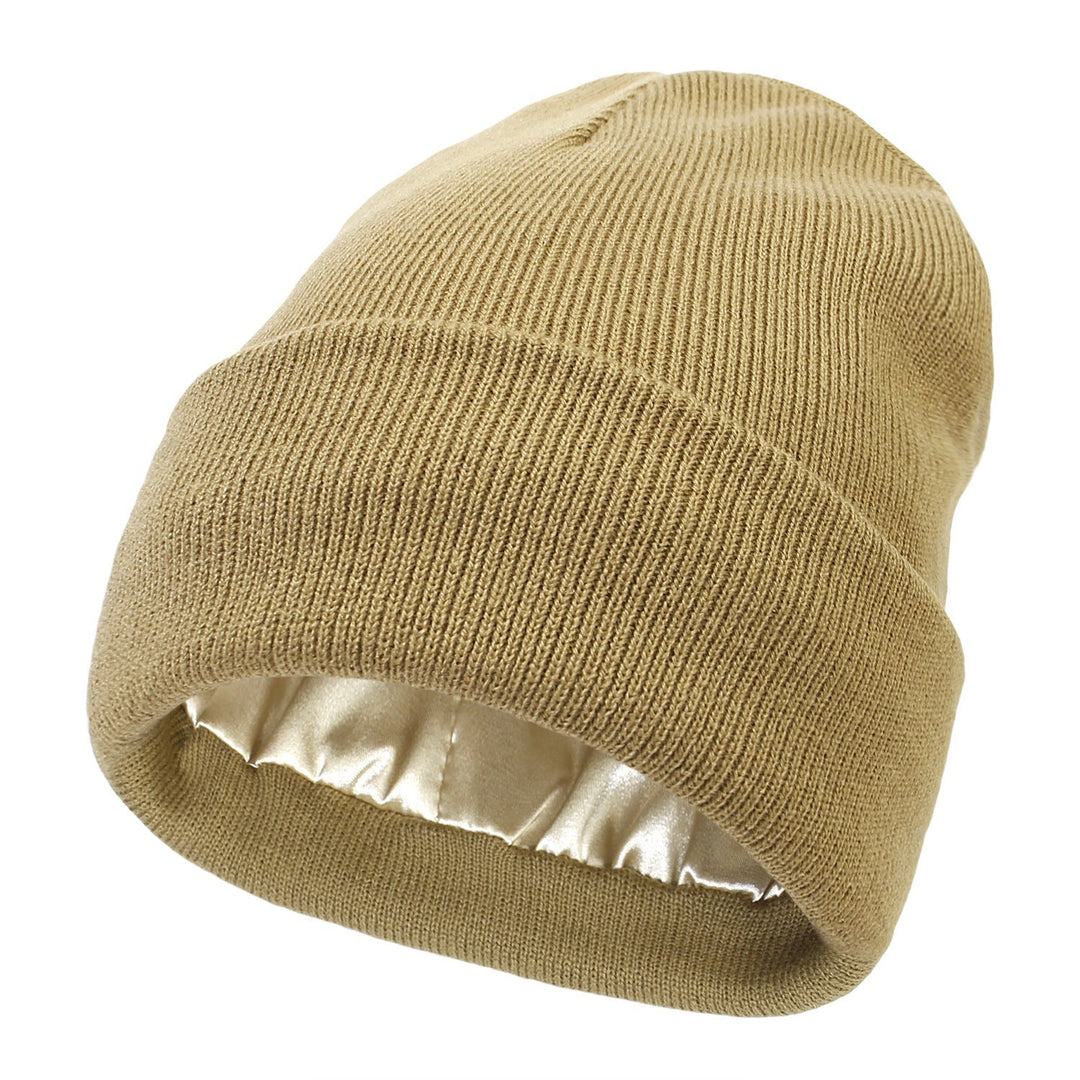 Elegant Satin-Finish Beanie