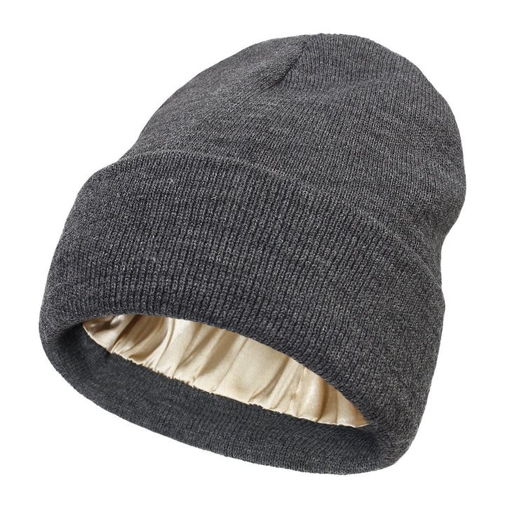 Elegant Satin-Finish Beanie
