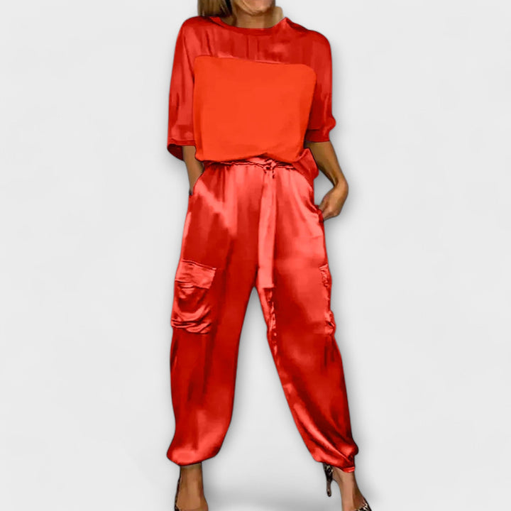 Daisy - Two-Piece Silk Set