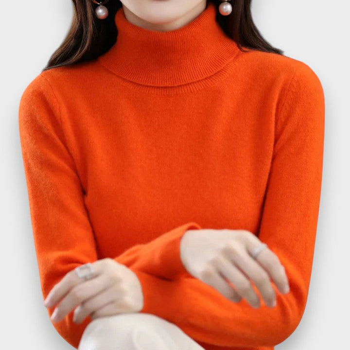 Zoey | Cashmere Roll Neck Jumper