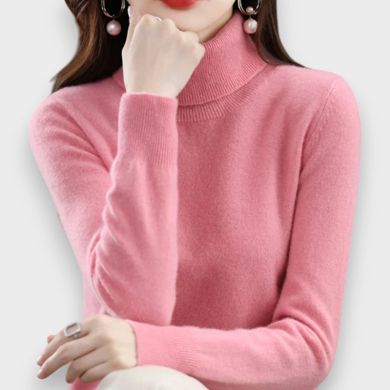 Zoey | Cashmere Roll Neck Jumper