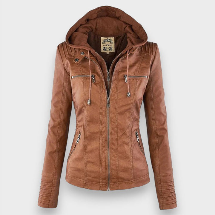 Leni | Leather Biker Jacket