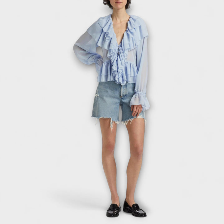 Martha – Ruffled Shirt Soraya
