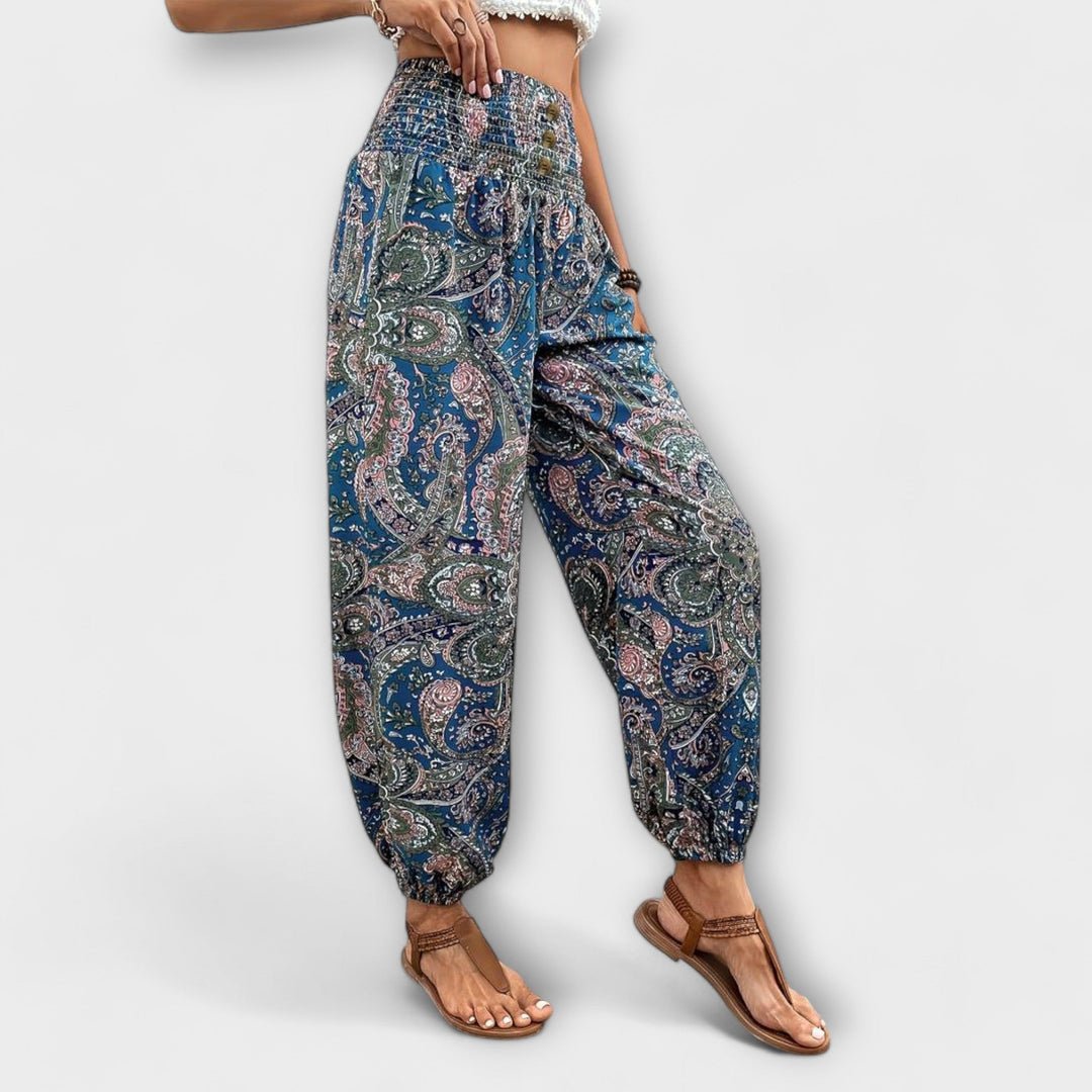 Scarlett – Trousers with Ethnic Print