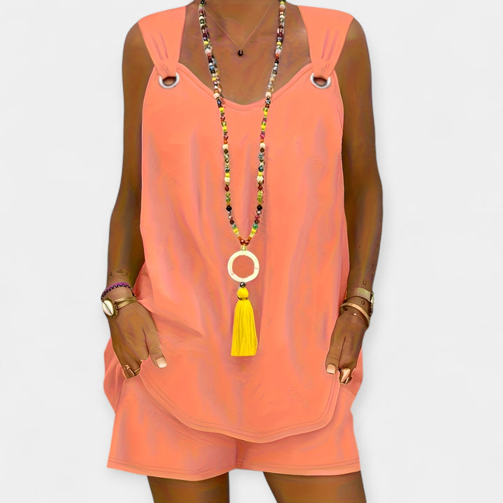 Laura - Sleeveless Top and Shorts Set