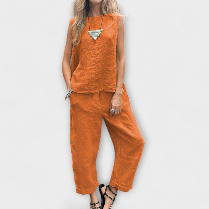 Jennifer - Comfortable Cotton-Linen Outfit