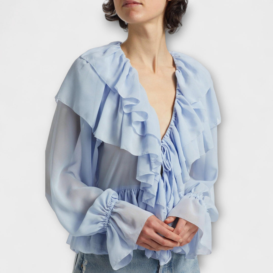 Martha – Ruffled Shirt Soraya