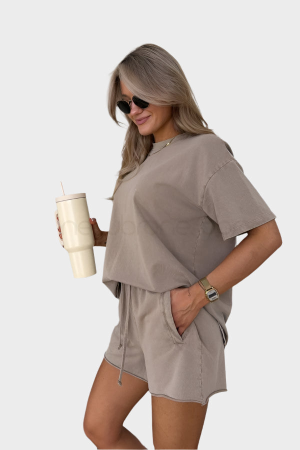 Casual T-shirt and Jogger Pants Set
