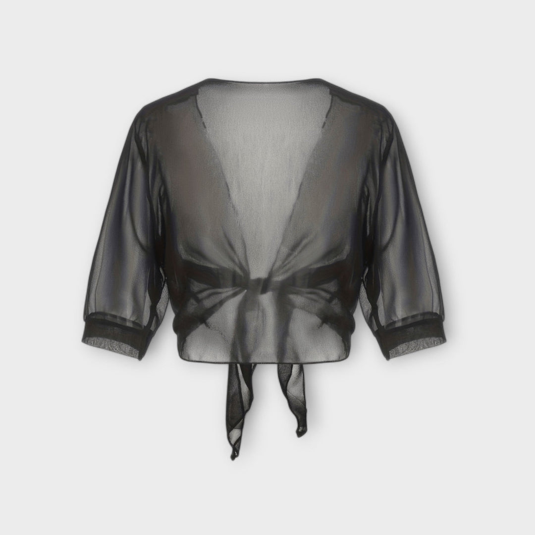 Olivia – Blouse with Open Front