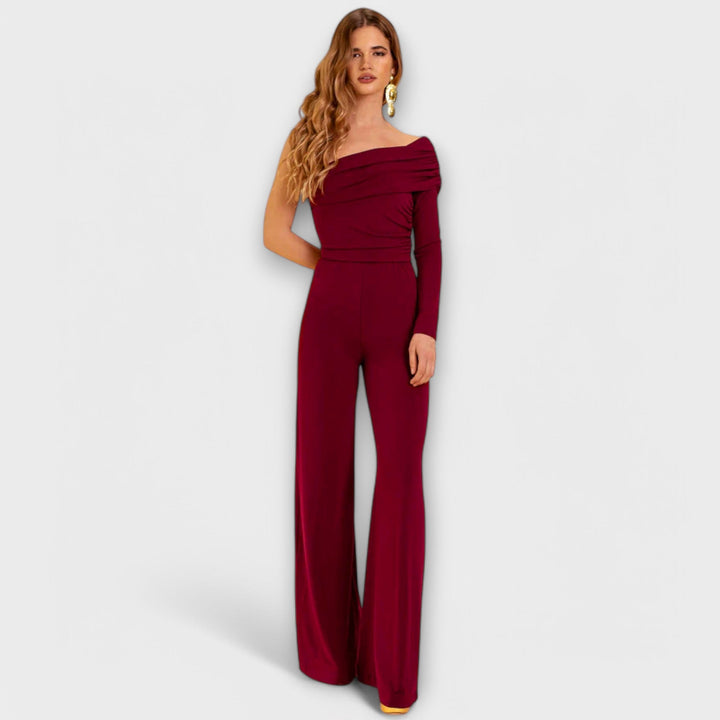 Fiona – Elegant One-Shoulder Jumpsuit
