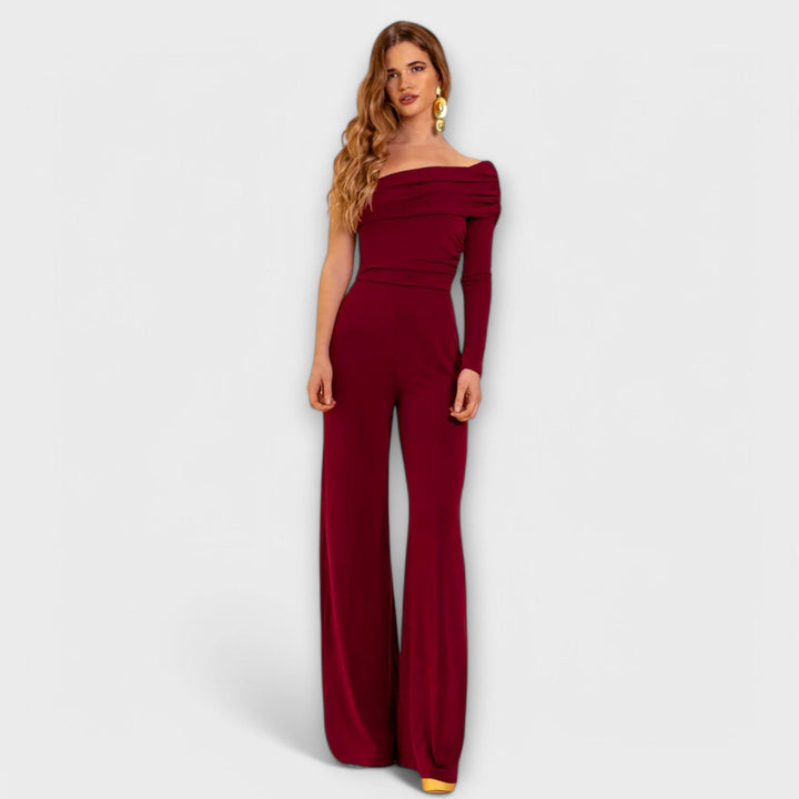 Fiona – Elegant One-Shoulder Jumpsuit