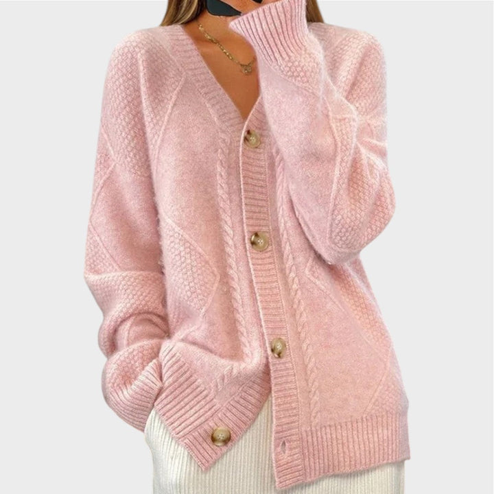 Mayla | Cardigan with Cable Knit Pattern