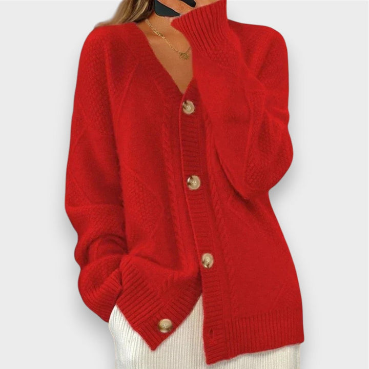 Mayla | Cardigan with Cable Knit Pattern