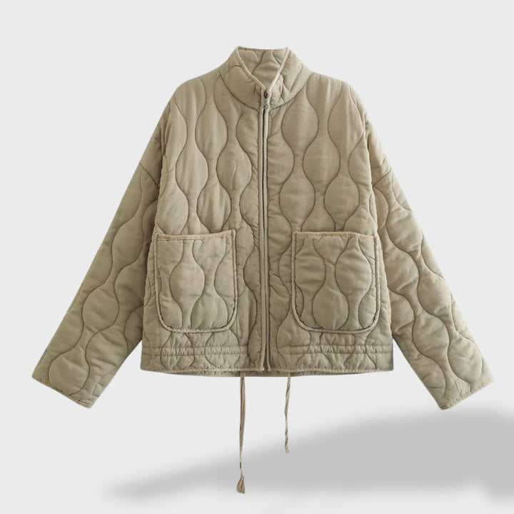 Grace | Quilted Bomber Jacket for Women in Fleece
