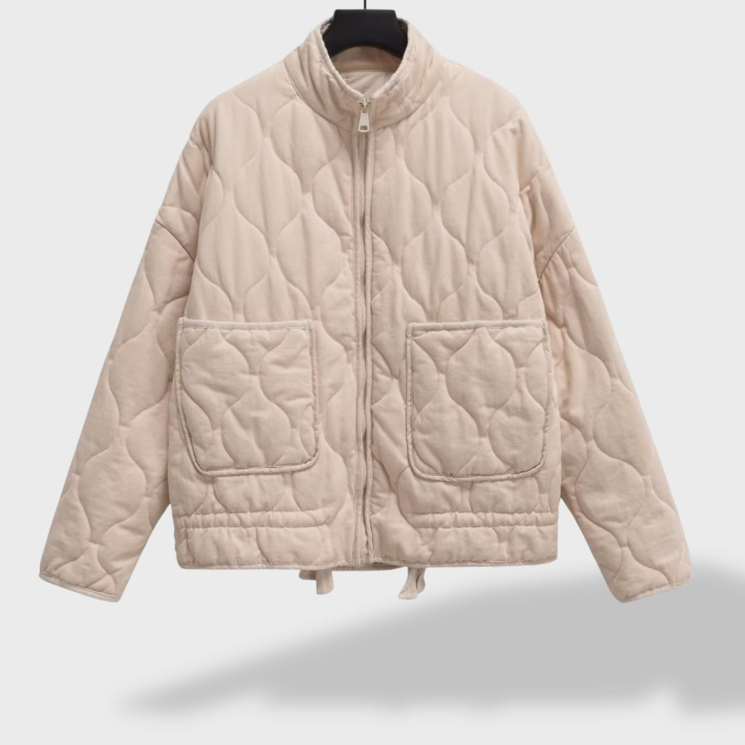 Grace | Quilted Bomber Jacket for Women in Fleece