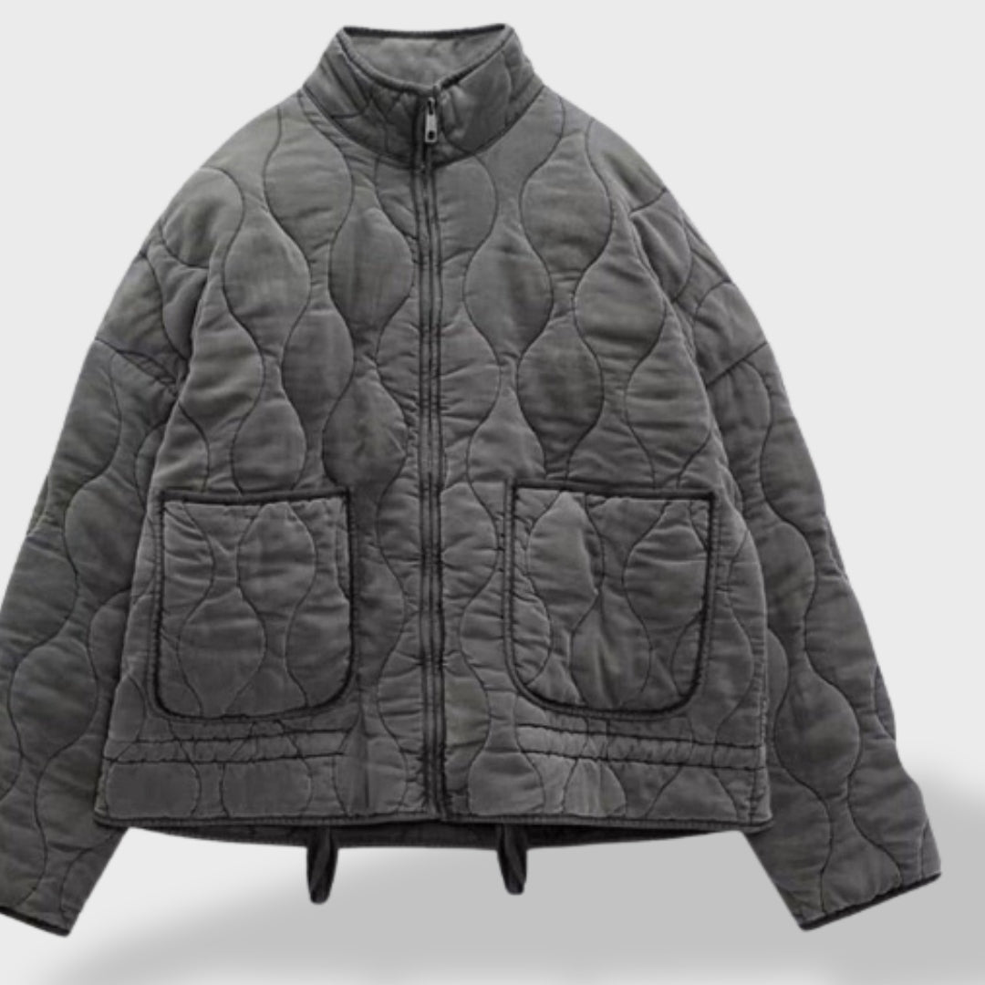 Grace | Quilted Bomber Jacket for Women in Fleece