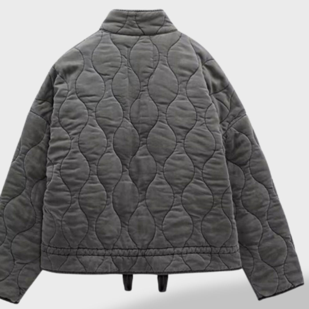 Grace | Quilted Bomber Jacket for Women in Fleece