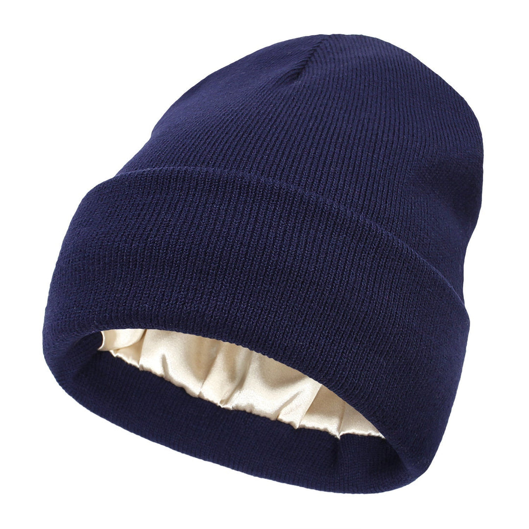 Elegant Satin-Finish Beanie