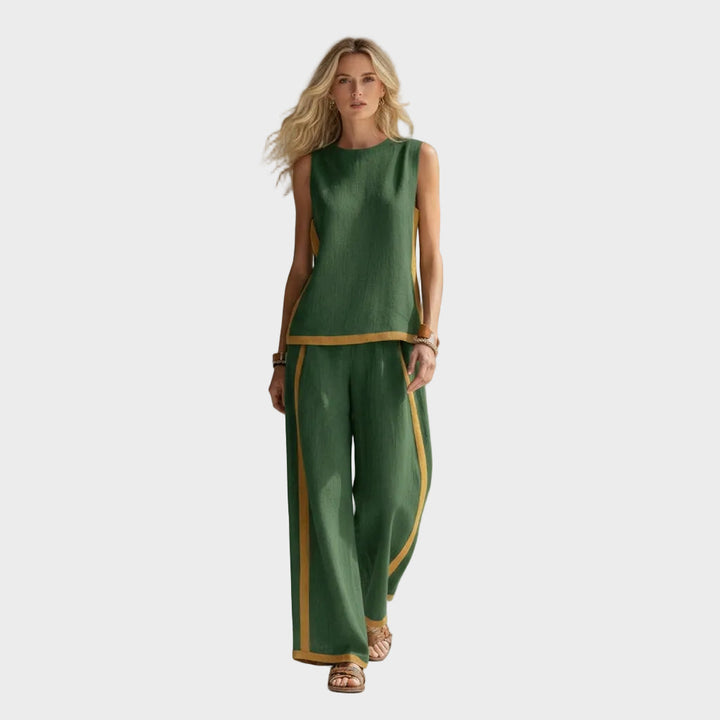 Teresa - Elegant Linen Clothing Set