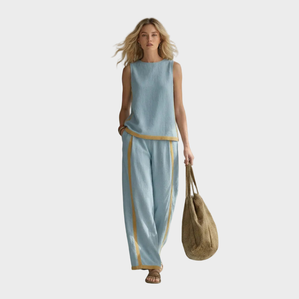 Teresa - Elegant Linen Clothing Set