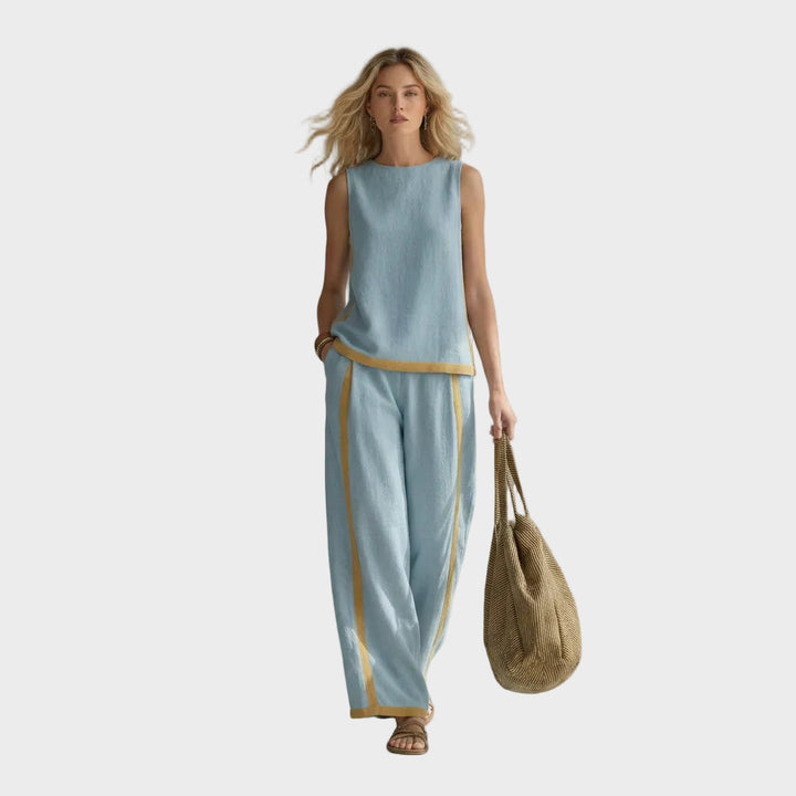 Teresa - Elegant Linen Clothing Set