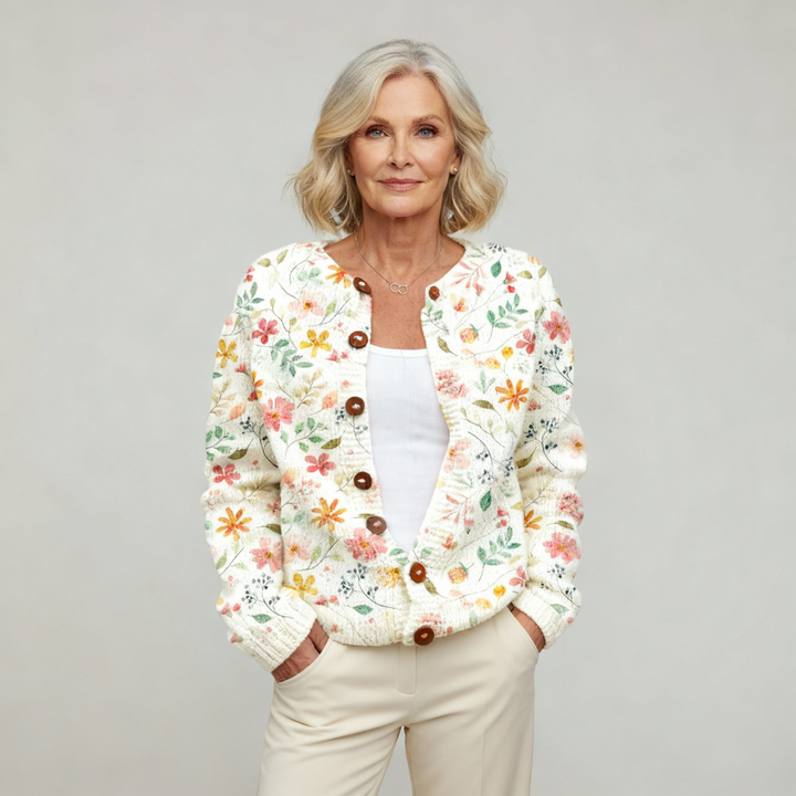 Grace | Floral Print Cardigan