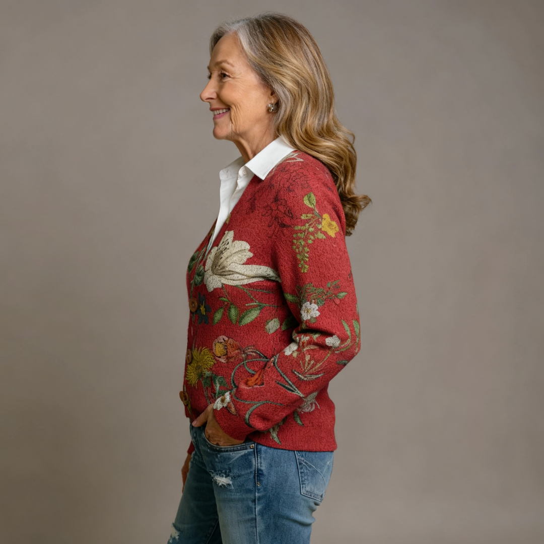 Larissa | Vintage Floral Cardigan
