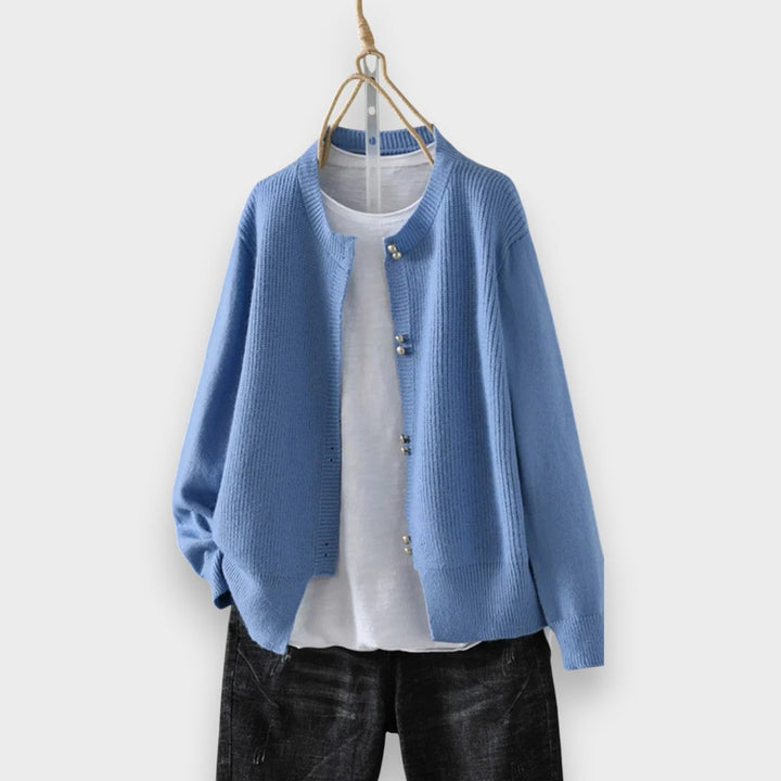 Malea | Cardigan with Mother-of-Pearl Buttons