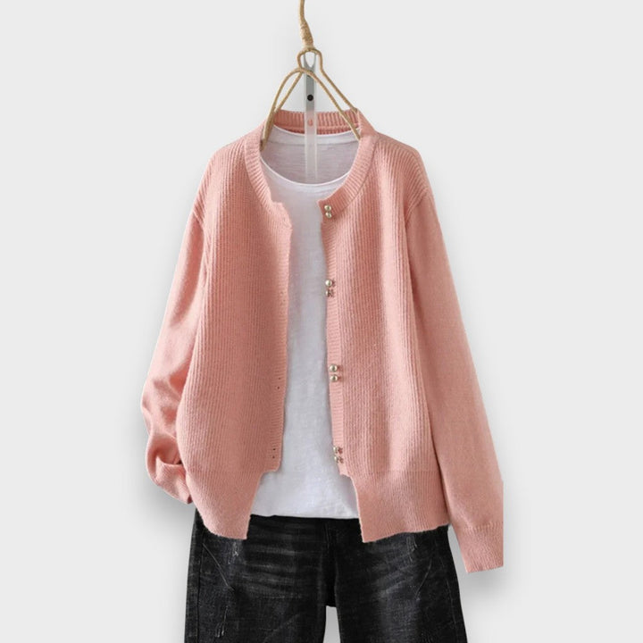 Malea | Cardigan with Mother-of-Pearl Buttons