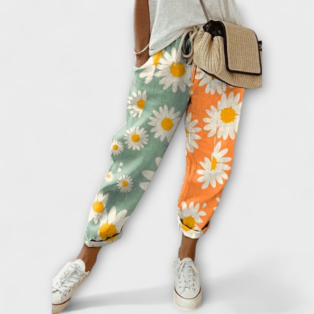 Airish – Characteristically Printed Casual Button Trousers
