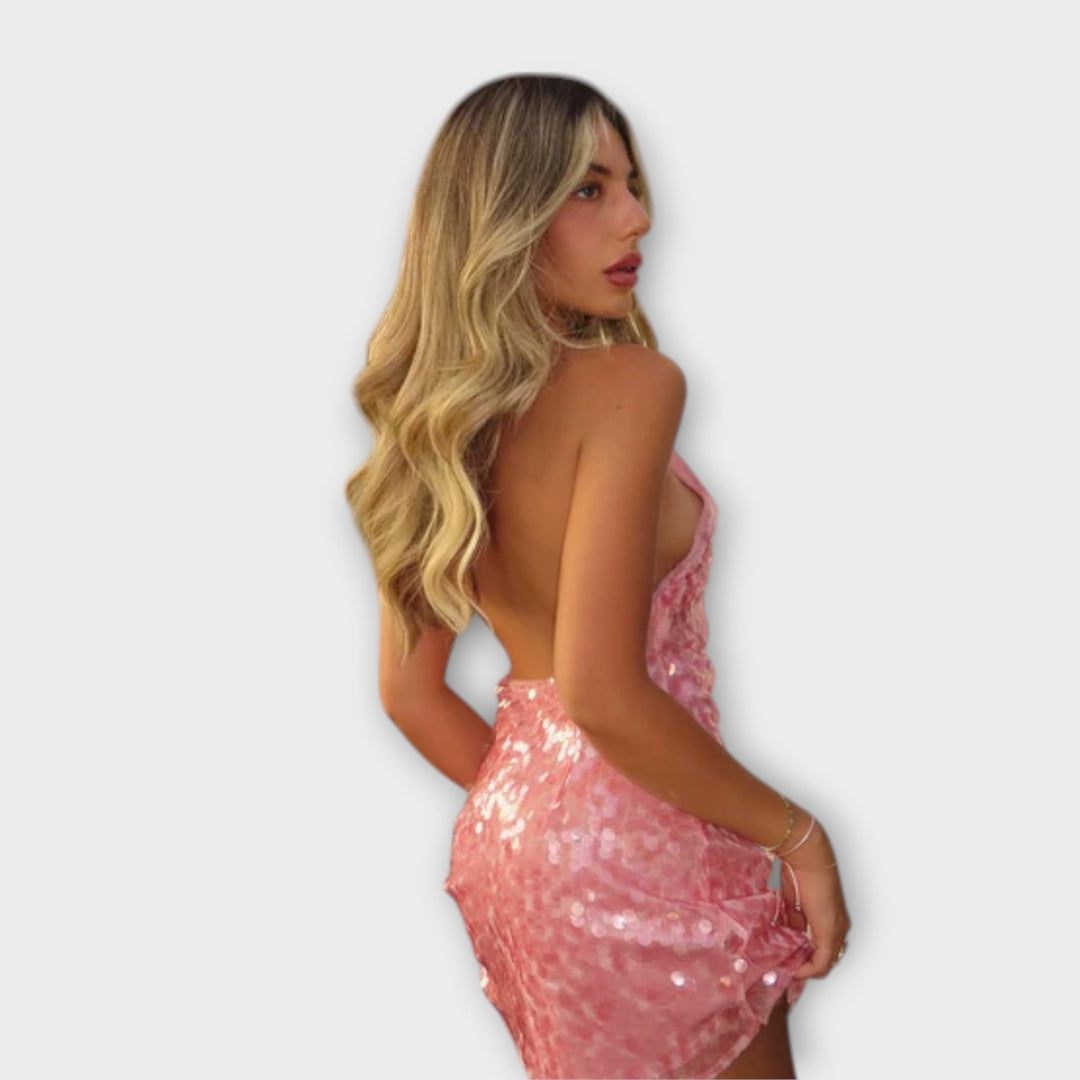 Selène - Glitter Mini Dress