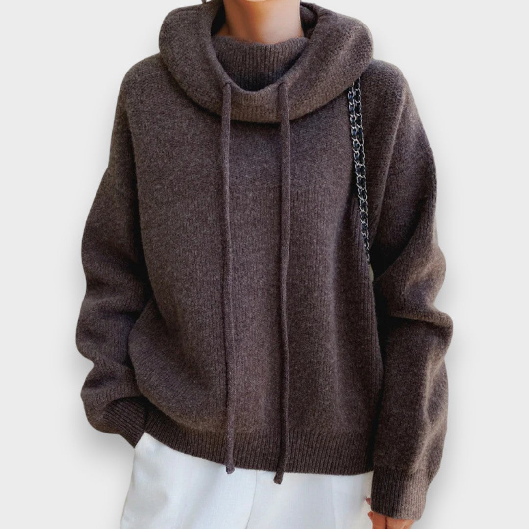 Marta | Luxurious Merino Wool Hoodie Elegance