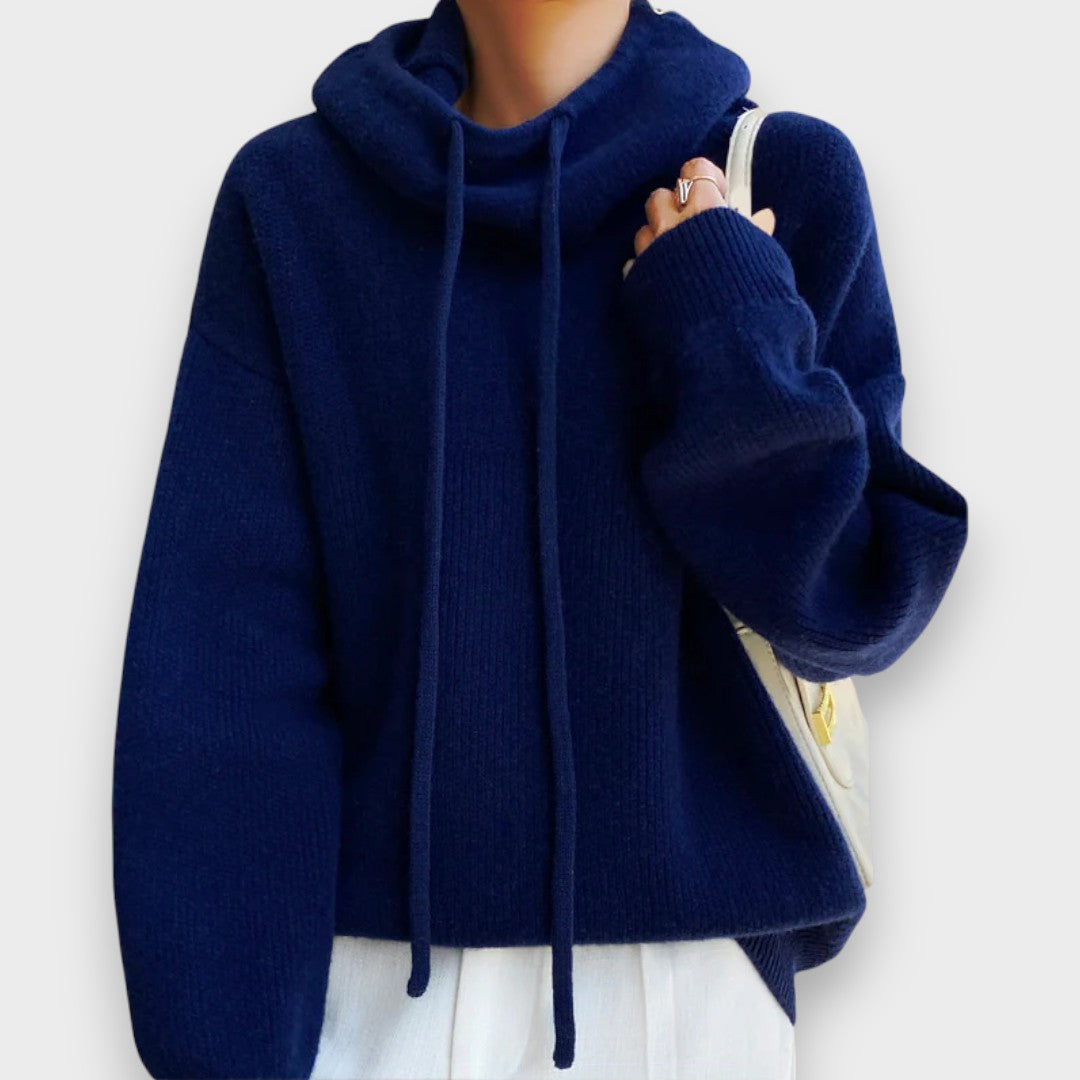 Marta | Luxurious Merino Wool Hoodie Elegance