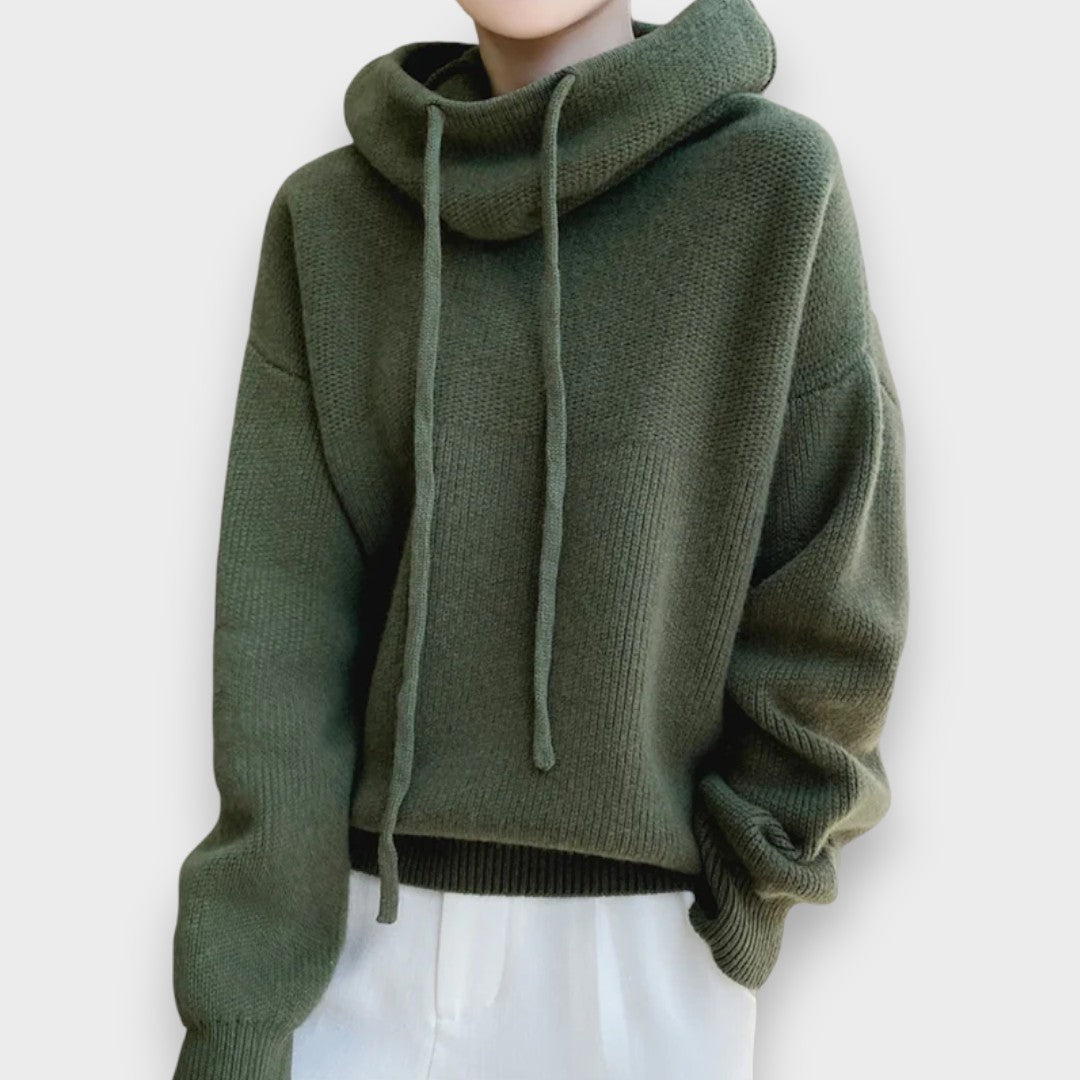 Marta | Luxurious Merino Wool Hoodie Elegance