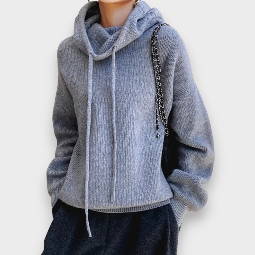 Marta | Luxurious Merino Wool Hoodie Elegance