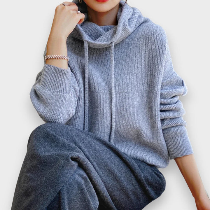 Marta | Luxurious Merino Wool Hoodie Elegance