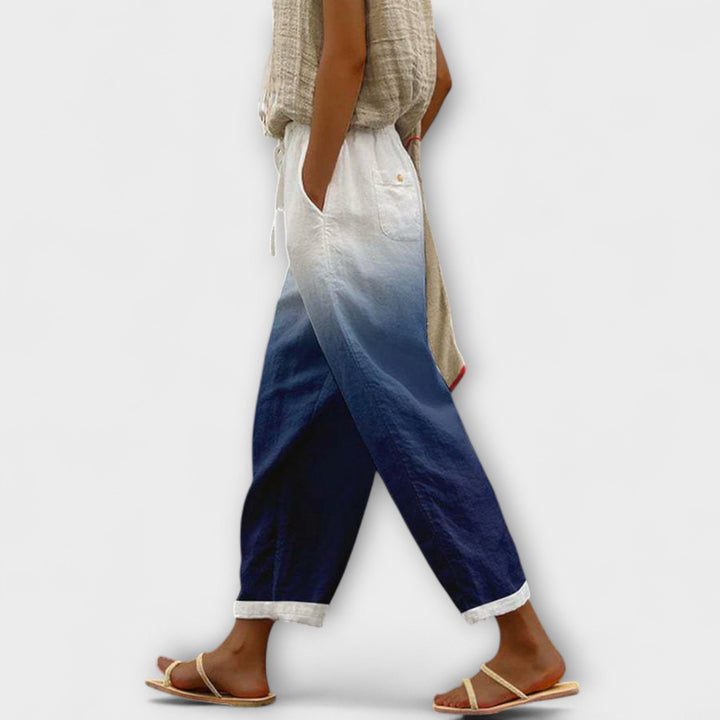 Airish – Characteristically Printed Casual Button Trousers