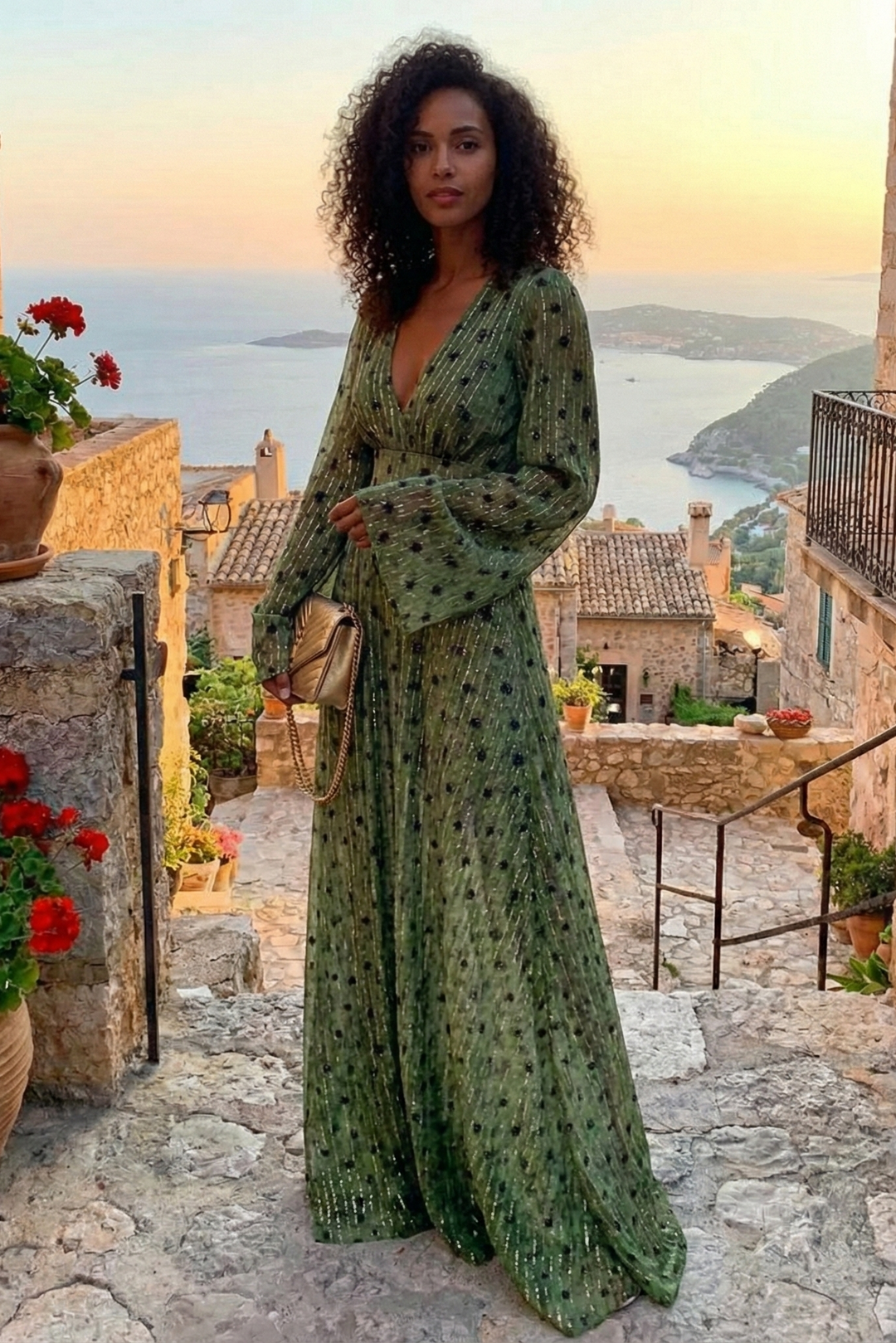 Classic Long Summer Maxi Dress for Women