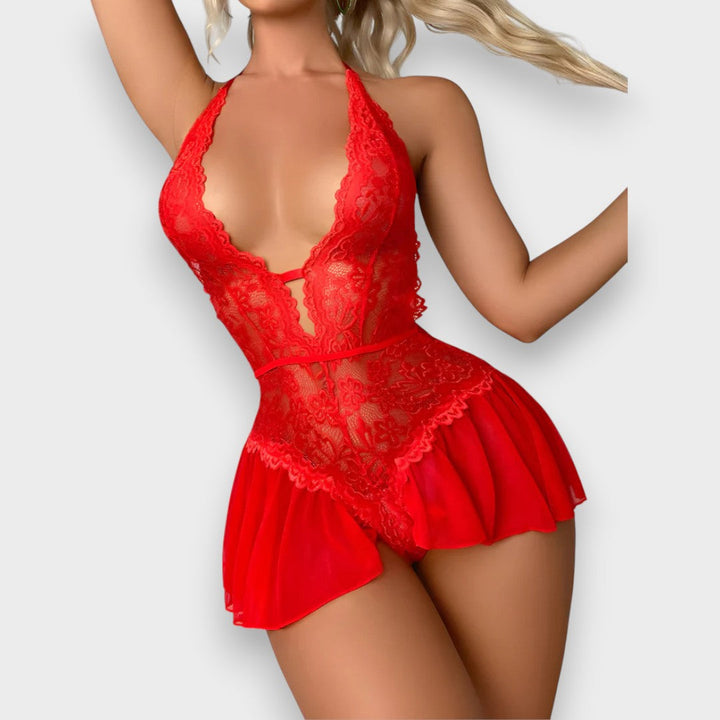 Saskia | Lace Babydoll with Feminine Silhouette