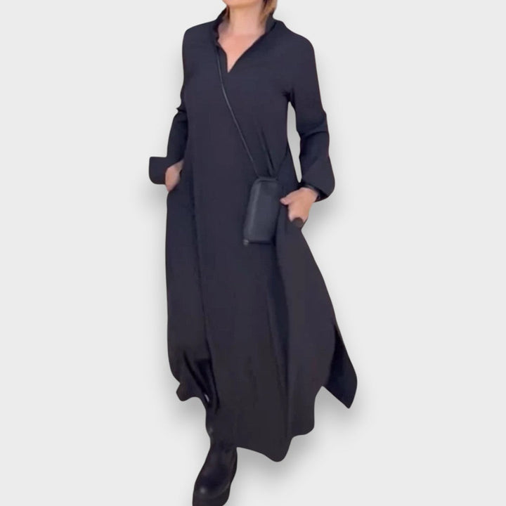 Cécile | Long Dress with Side Slits