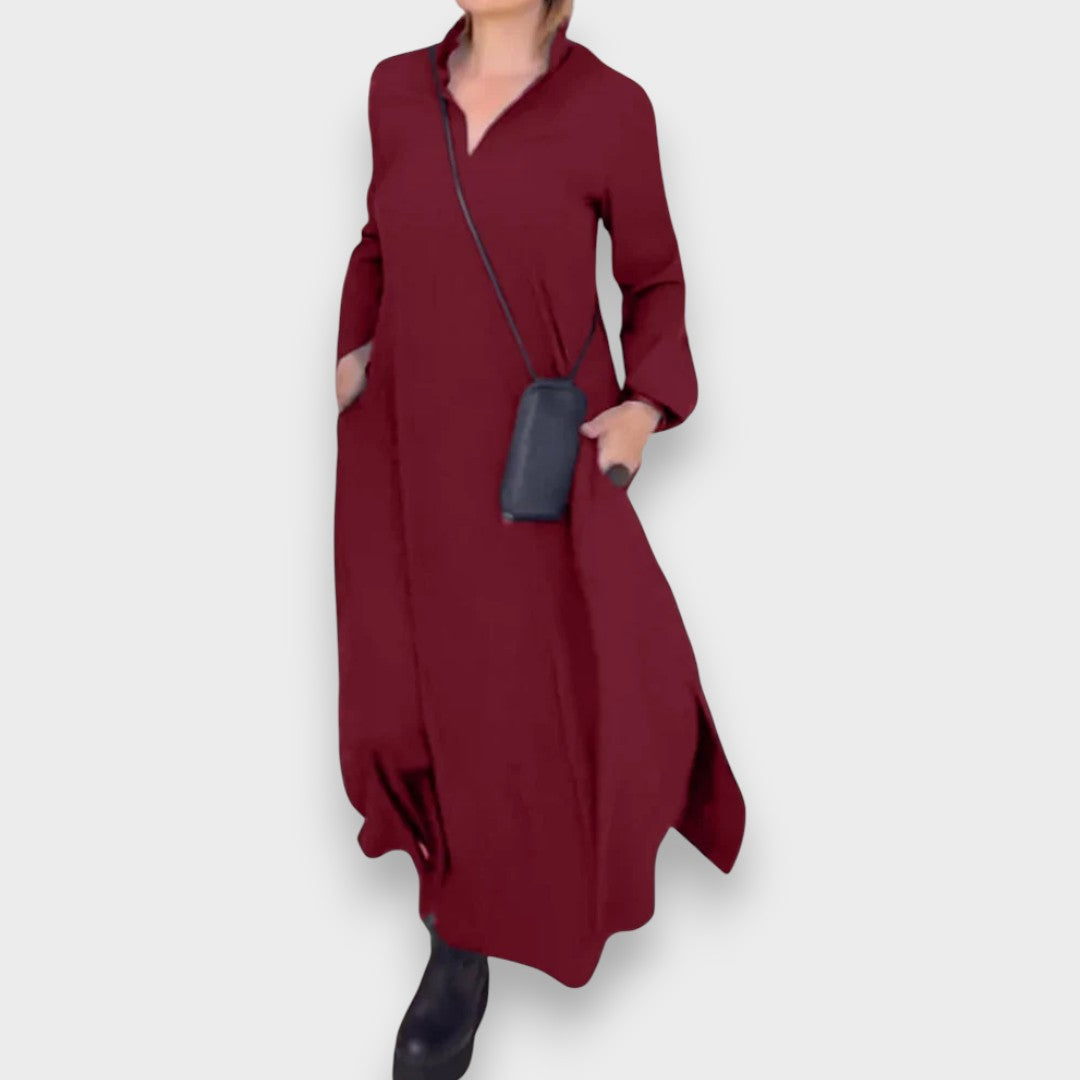 Cécile | Long Dress with Side Slits