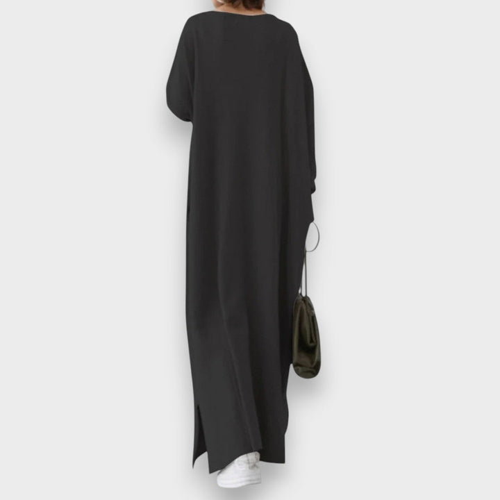 Estelle | Elegant Casual Dress with V-Neck