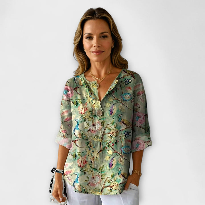 Arlene – Blouse in Floral Design
