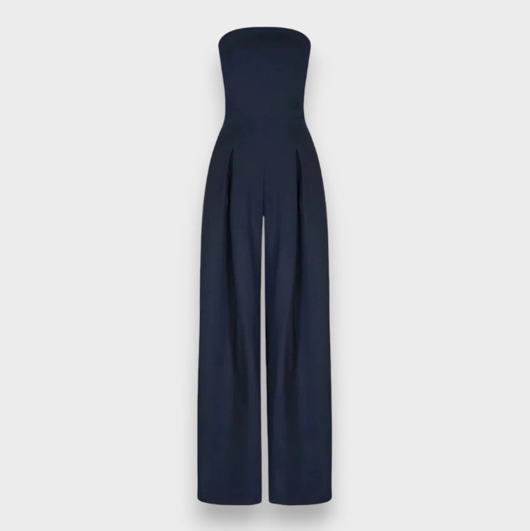 Elke | Strapless Jumpsuit with Wide Legs