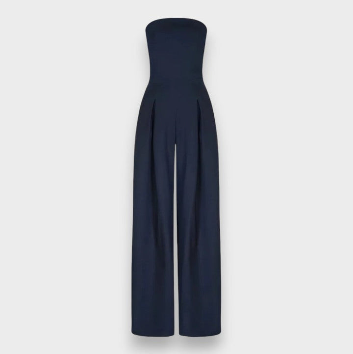Elke | Strapless Jumpsuit with Wide Legs