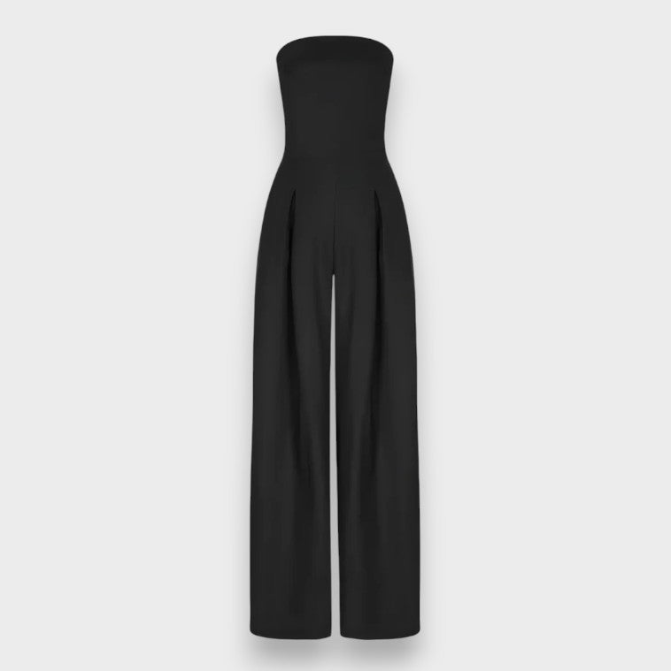 Elke | Strapless Jumpsuit with Wide Legs