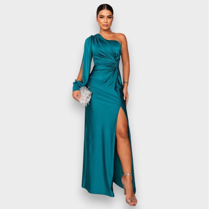 Zarra | Elegant One-Shoulder Maxi Dress
